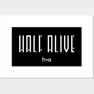 Half Alive Lines And Dots Logo Posters and Art